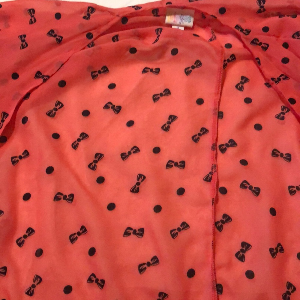 Pink Short Sleeve Coverup